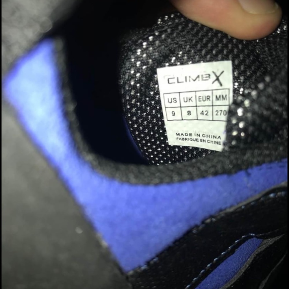 Climb X Technician Strap climbing shoes size 9